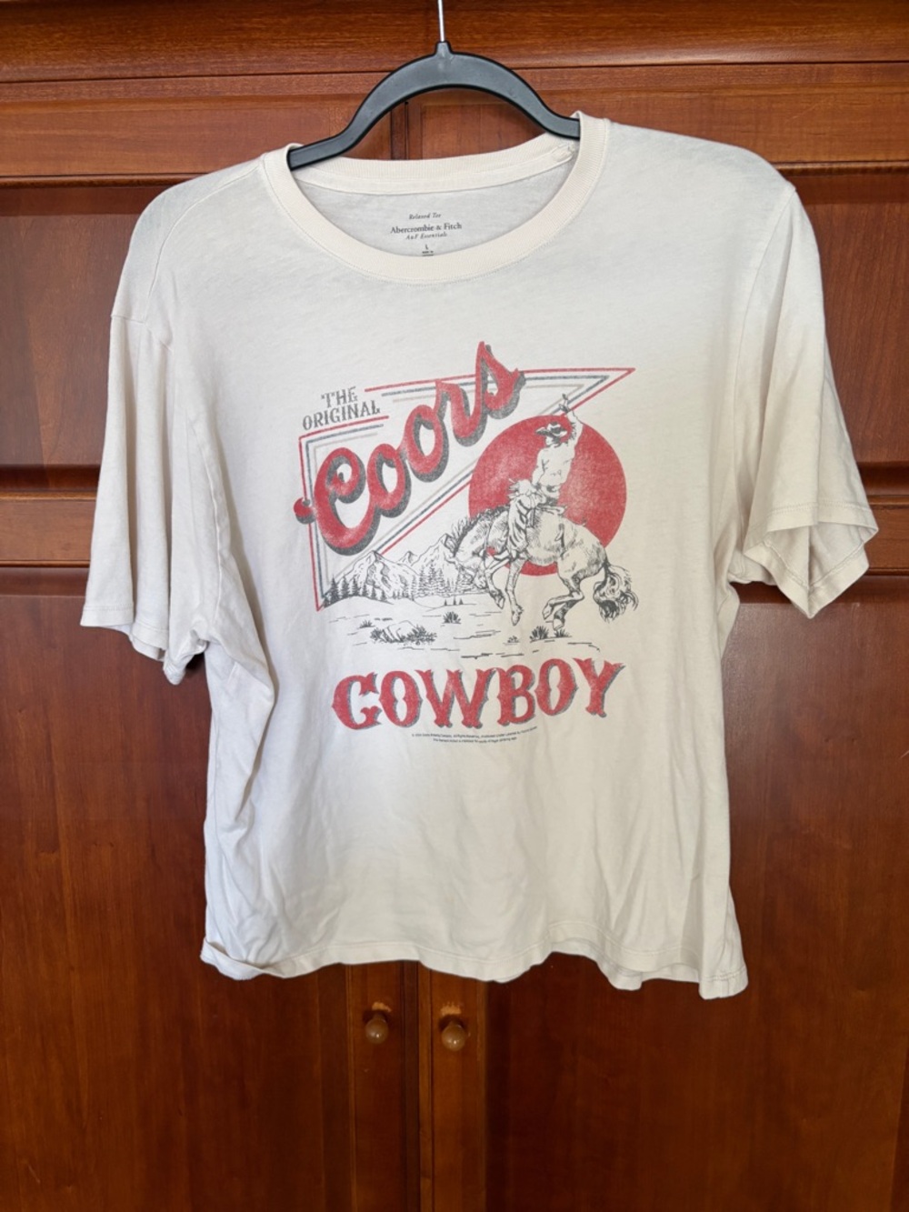 Abercrombie Coors Cowboy Graphic Tee